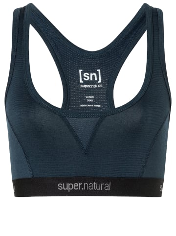 super.natural Merino Sport-BH in blau