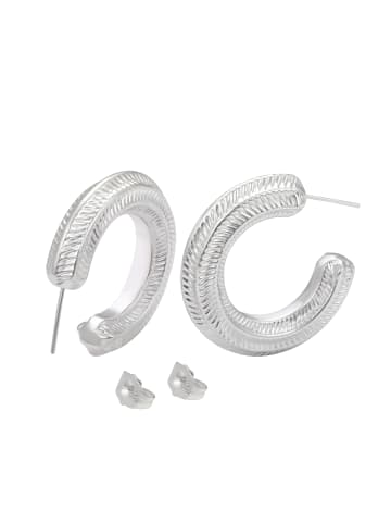 faina Women Hoop Earrings in Silver