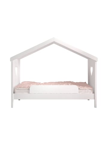 58 aufm Kessel HAUSBETT 2 Kamila 213x172x99 aus Massivholz+MDF in Weiß