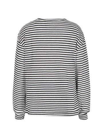SANIKA Women Blouse in Black Stripes