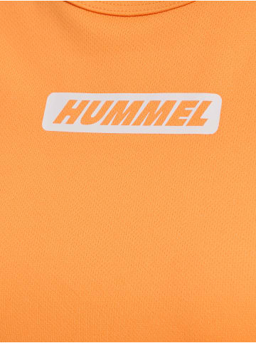 Hummel Hummel T-Shirt Hmlte Multisport Damen Atmungsaktiv Schnelltrocknend in BLAZING ORANGE