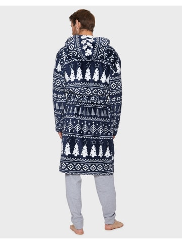 Threadbare Bademantel Pisces Robe in Navy