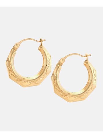 Vanlere Creolen aus 375 Gelbgold