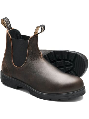 Blundstone Chelsea Boot "#2440 Vintage Brown Brush Off Leather (Classics Series)" in Braun