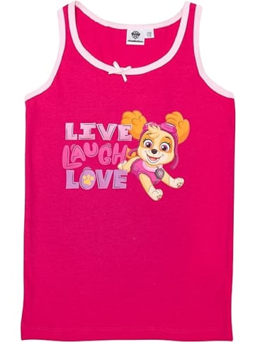 Paw Patrol 2er Pack Unterhemd Tank Top Unterwäsche 110/116 in Pink