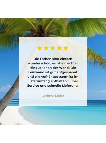 MuchoWow Leinwand bilder Palme (BxH)