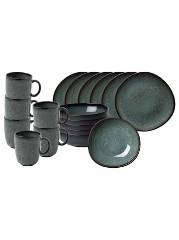 like. by Villeroy & Boch 18er Set Frühstücks-Set Lave in Gris