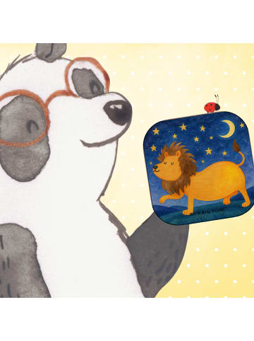 Mr. & Mrs. Panda Unterleger Sternzeichen Löwe Design ohne Spruch in Weiß
