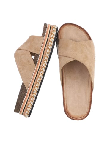 Ital-Design Sandale & Sandalette in Hellbraun