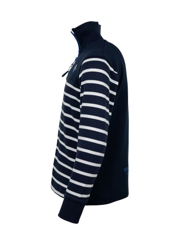 SCHIETWETTER Gustav, Langarmshirt in navy-weiß/indigo