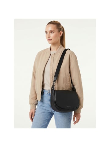Mandarina Duck Mellow Schultertasche Leder 36 cm nero