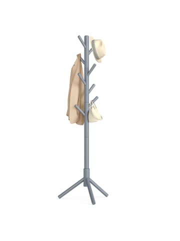 VASAGLE Garderobenständer Andi in Grau - (B)40.3 x (H)174.5 x (T)46.3 cm