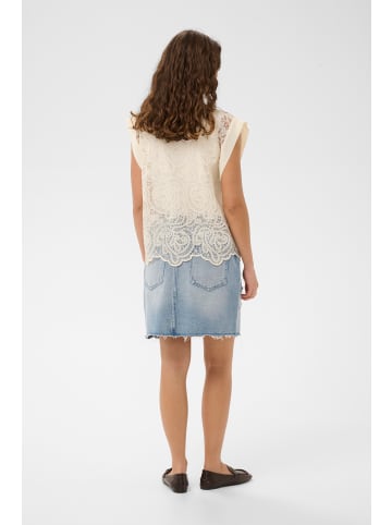 CULTURE Bluse ärmellos CUjuko Relaxed fit in Whitecap