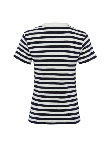 Marie Lund T-Shirt in ecru marine