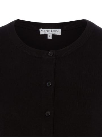 Marie Lund Kurzarm-Strickjacke in schwarz - 0002