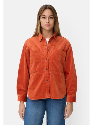Camel Active Oversize-Bluse mit Hemdkragen in Orange