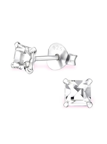 Bungsa Ohrstecker in Silber
