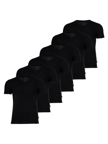 JOOP! T-Shirt 6er Pack in Schwarz