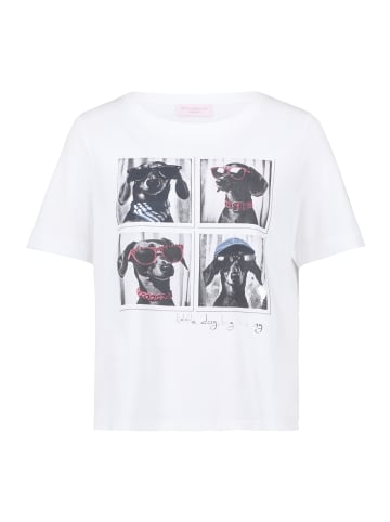 Betty Barclay Basic Shirt mit Aufdruck in Patch White/Black
