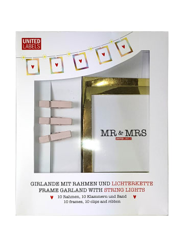 United Labels LITTLE ONES/MR und MRS - Foto Girlande mit LEDs in Mehrfarbig