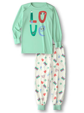 Calida Pyjama in yucca green