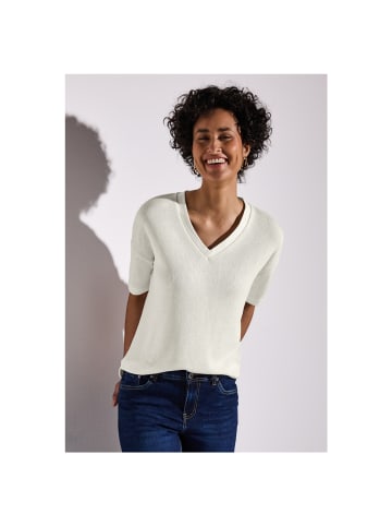 Street One T-Shirt in off white