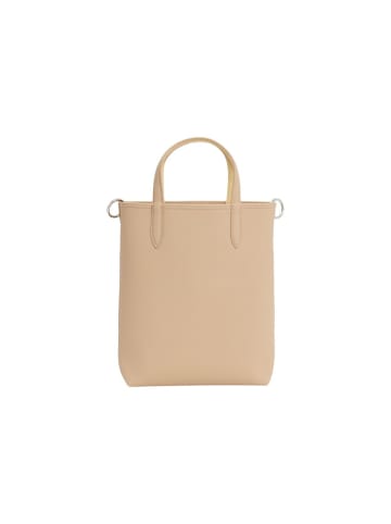 Lacoste Beige Leder Handtasche