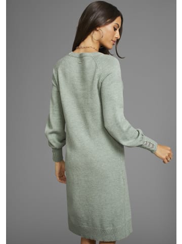 Laura Scott Strickkleid in salbei