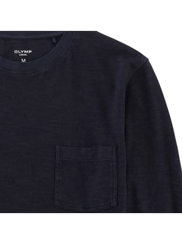 OLYMP  Rundhals T-Shirt für Herren in marine