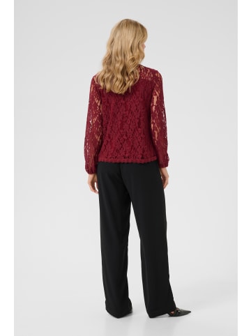 Cream Kurzarm-Bluse CRKit Regular fit in Cabernet