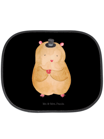 Mr. & Mrs. Panda Auto Sonnenblende Hamster Hut ohne Spruch in Schwarz