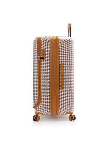 Heys EZ Fashion 4 Rollen Kofferset 3-teilig mit Dehnfalte in brown houndstooth