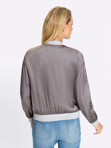 Heine Blusen-Blouson in grau-hellgrau