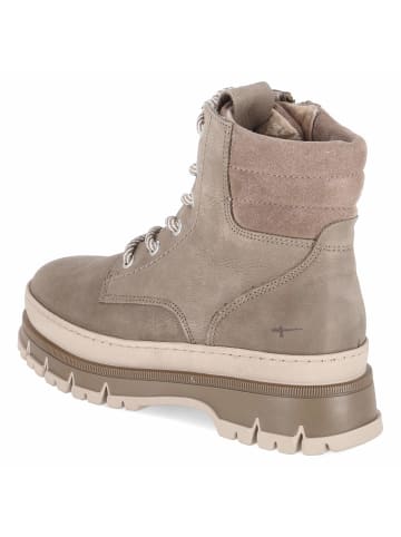 Tamaris Schnürstiefel in taupe