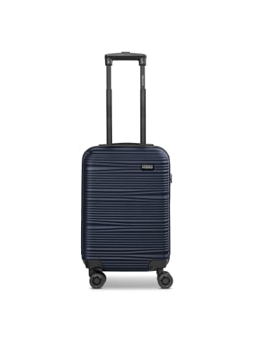 Redolz Essentials 16 CABIN 4-Rollen Kabinentrolley 55 cm slim in dark-Blue