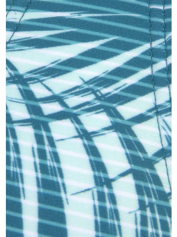 LASCANA ACTIVE Triangel-Bikini-Top in petrol bedruckt