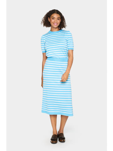 SAINT TROPEZ Rock MilaSZ A-shape in Ethereal Blue Ice Stripe
