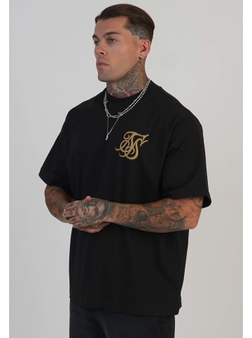SikSilk T-Shirt Logo in Black