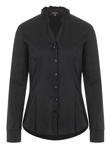 More & More Stretchbluse in black
