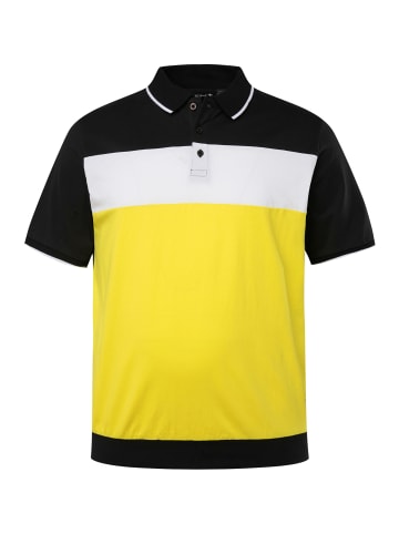 Men Plus Poloshirt in schwarz