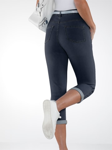 Sieh an! Capri-Jeans in blue-stone-washed