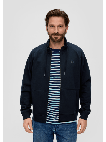 s.Oliver Sweatshirt Jacke langarm in Blau