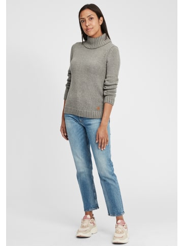 Oxmo Rollkragenpullover OXPia in Grau