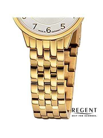 Regent Armbanduhr Regent Metallarmband gold klein (ca. 27mm)