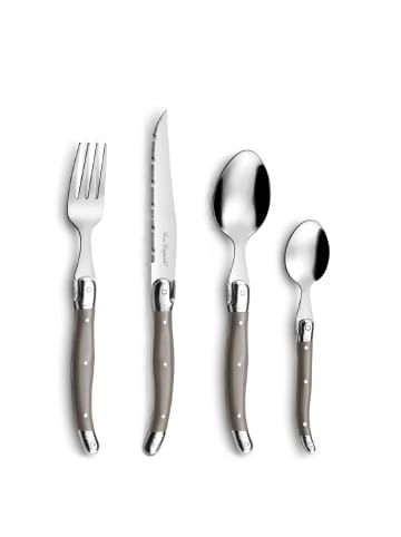 Lou Laguiole 24-tlg. Besteckset LAGUIOLE / TRADITION in taupe
