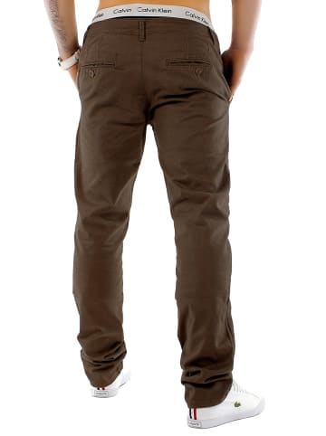 Arizona-Shopping Chino Hose MC Trendstr Stoff Jeans in Braun