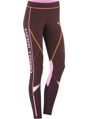 KARI TRAA Sporthose in Braun