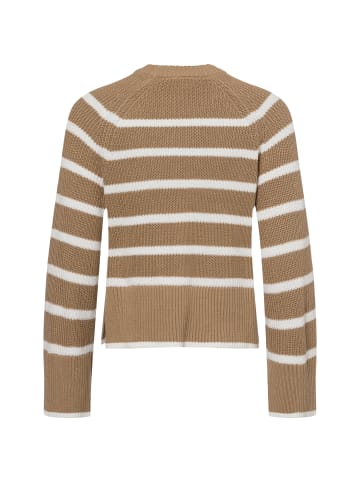 Vila Strickpullover VICasia in braun weiß - 0001