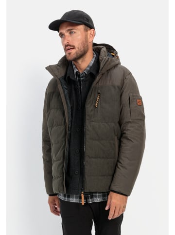 Camel Active Stepp-Blouson mit abnehmbarer Kapuze in Khaki