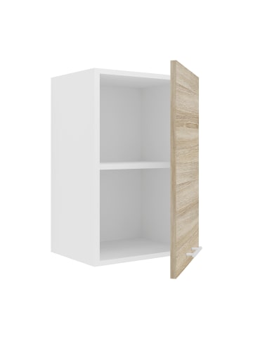 VCM Küchenschrank B. 40 cm Hängeschrank Küche Esilo in Weiß / Sonoma-Eiche